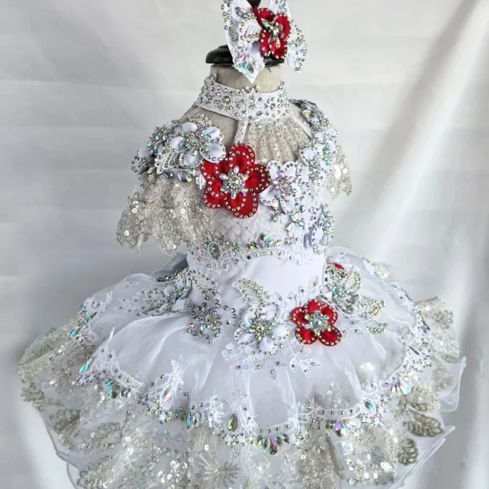 Girls Pageant Dress 4t - Picture 2 of 5